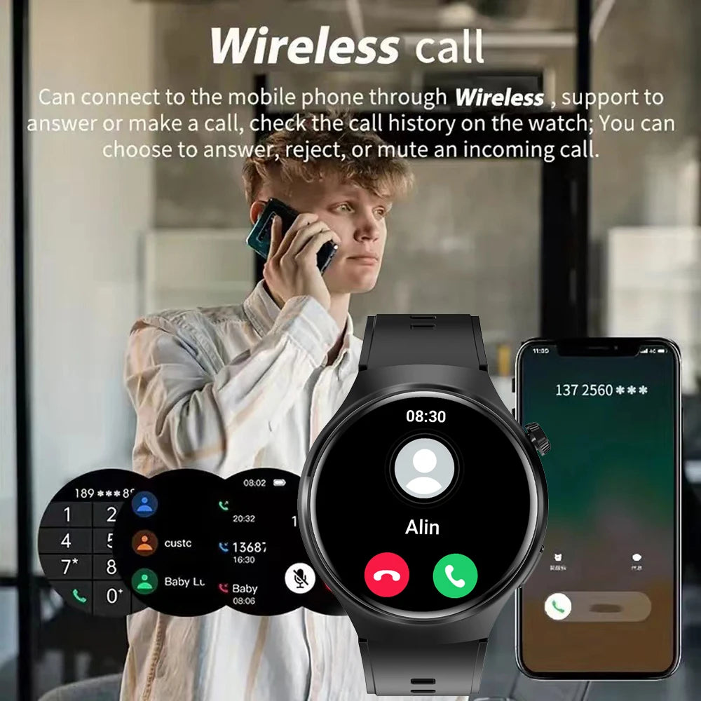 2025 Watch Smartwatch Wemon 1.52” HD Bluetooth Call Offers Today Gift For Men Health Tracking Watches Smart Hombre Business New