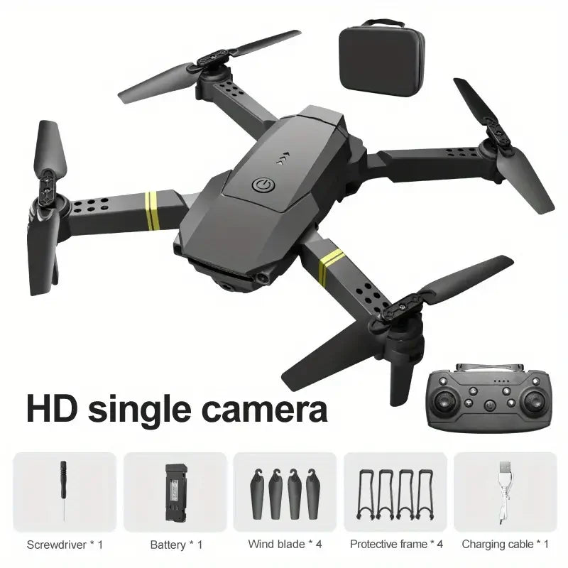 E88/E58  4K High-definition Drone Aerial Photography RC Aircraft Intelligent Fixed Height Four Axis Aircraft Children's Boy Toys