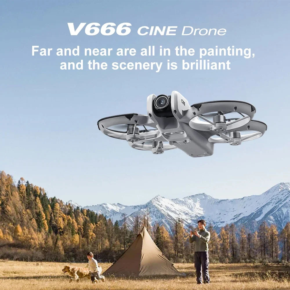 NEW V666 Drone For Xiaomi 8K Professional WIFI 5G Dron Obstacle Avoidance Brushless Altitude Headless Mode RC Quadcopter  toys