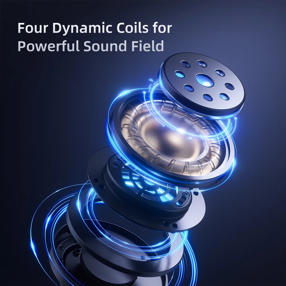 MACHENIKE GX30 Series Wireless Bluetooth Headphones 4 Modes 7.1 Surround Setting Bluetooth5.4 Gaming Headset Earphone