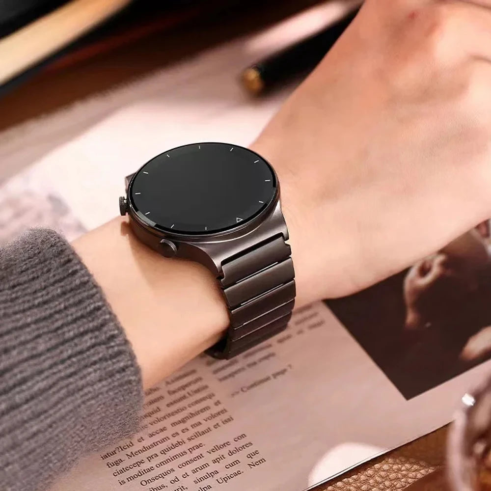For Huawei Watch GT5 pro 46mm Stainless Steel Band Business Wristband Correa For Huawei Watch GT5 46mm Metal Bracelet Strap