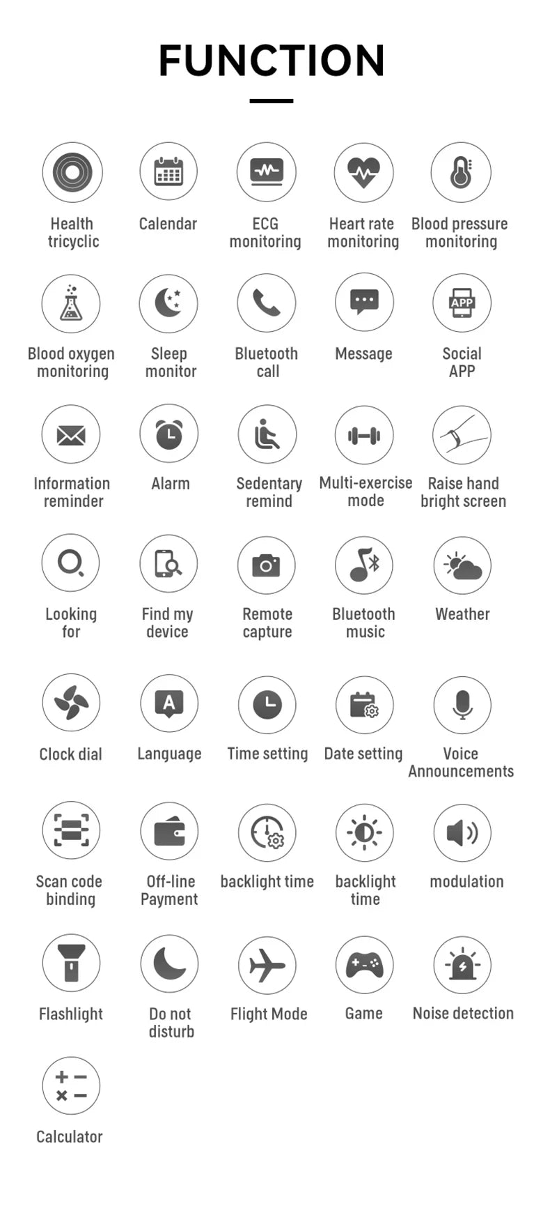 LAXASFIT 2025 Smart Sport Watch BT Talk Message Reminder Heart Rate Detection Multi Sport Mode Smart Watch For IOS/Android