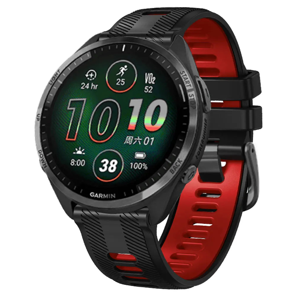 22mm Watchband For Garmin Forerunner 965 Watch Strap Silicone Bracelet Forerunner 945 935 745 Wristbands Replacement Correa Belt