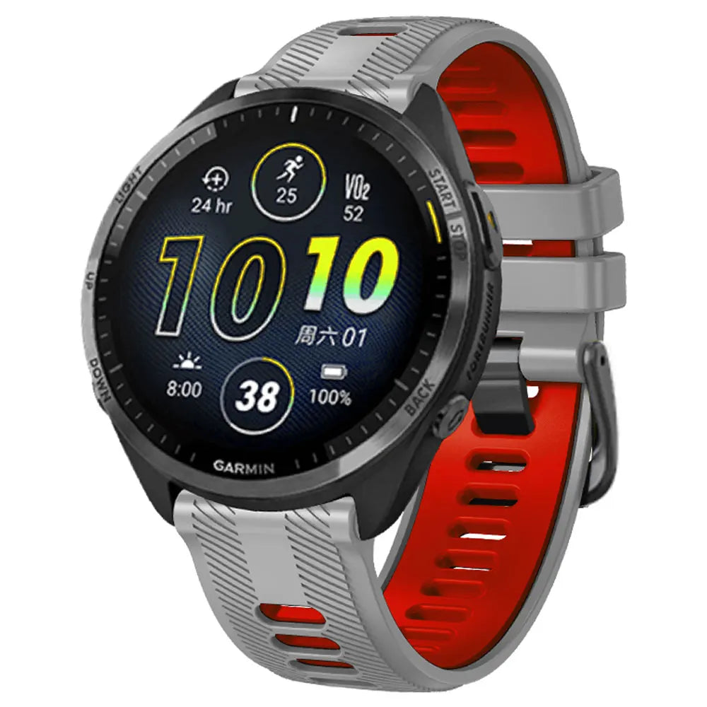 22mm Watchband For Garmin Forerunner 965 Watch Strap Silicone Bracelet Forerunner 945 935 745 Wristbands Replacement Correa Belt