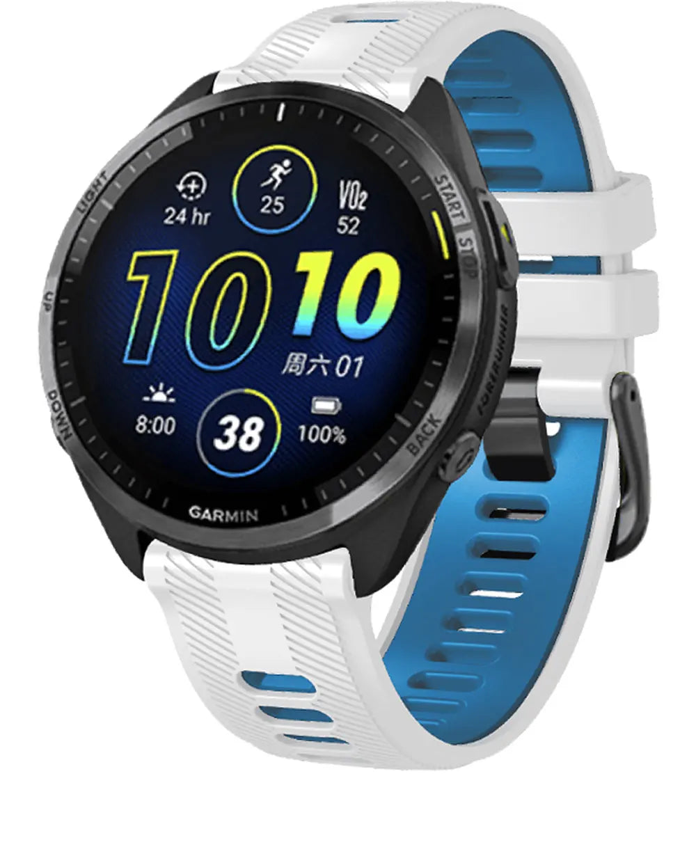 22mm Watchband For Garmin Forerunner 965 Watch Strap Silicone Bracelet Forerunner 945 935 745 Wristbands Replacement Correa Belt