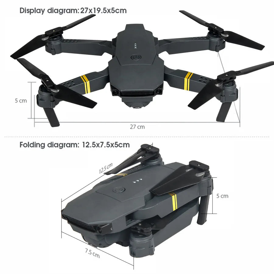 E88/E58  4K High-definition Drone Aerial Photography RC Aircraft Intelligent Fixed Height Four Axis Aircraft Children's Boy Toys