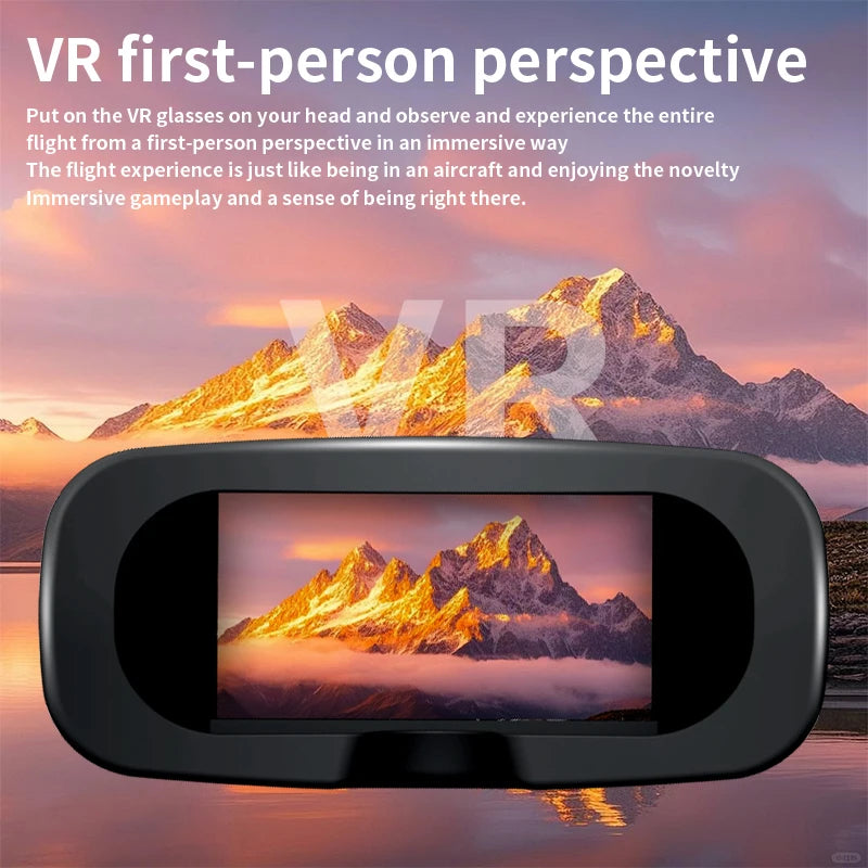 H21 Drone with VR Glasses 4K High-Definition Camera Brushless Motor RC Quadcopter optical flow dron aerial photography aircraft