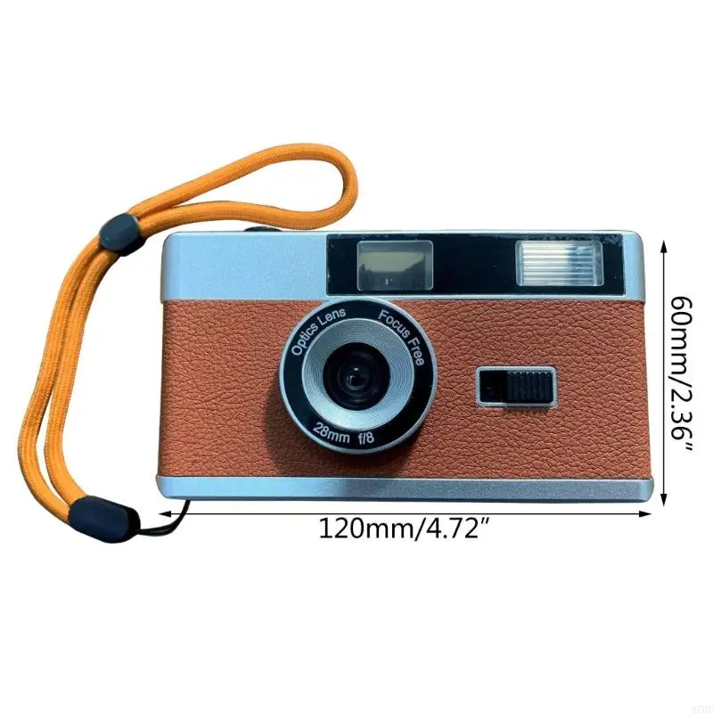 87HD 35mm Film Camera Retro Camera, Reusable, Built in Easy to Use for Photography Enthusiasts