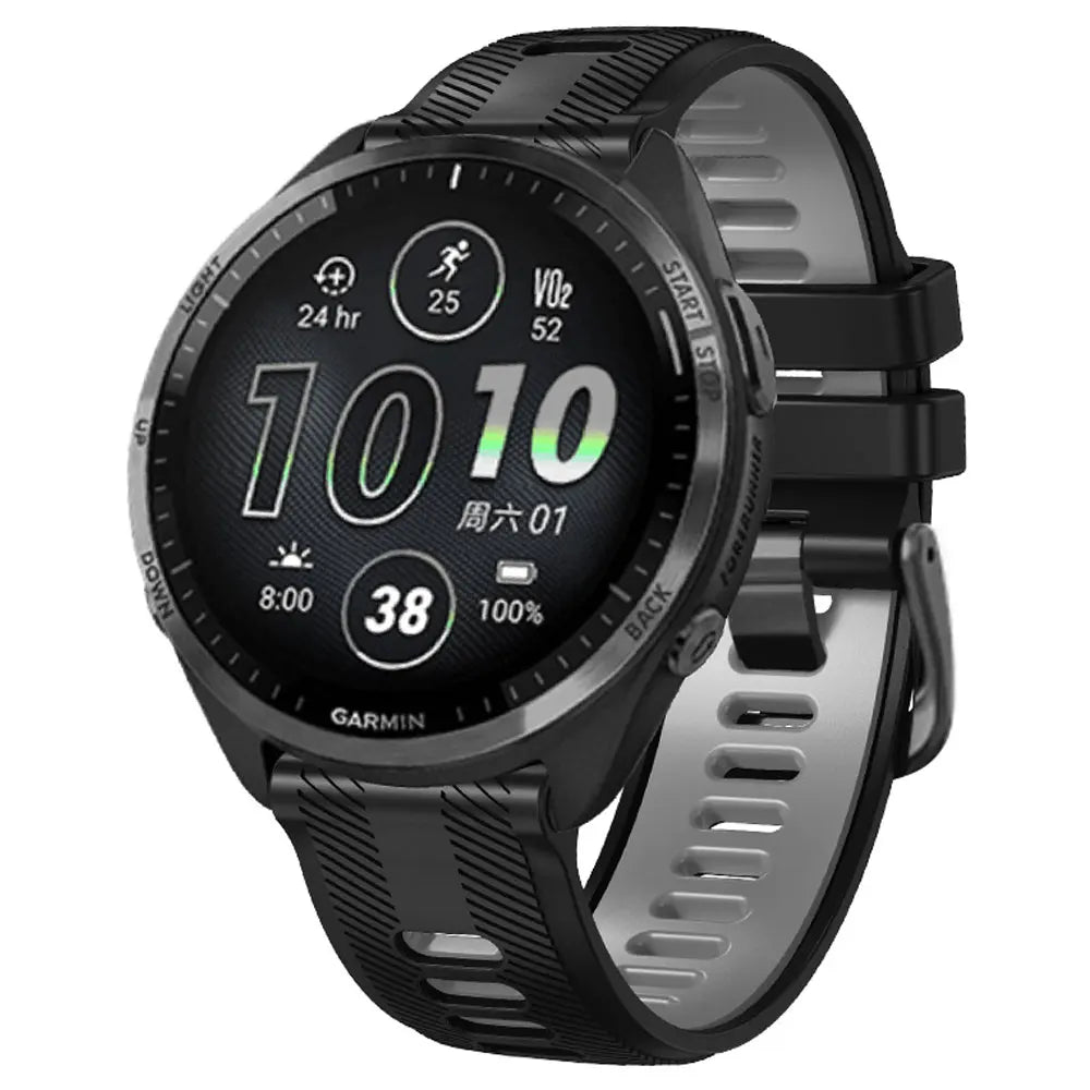 22mm Watchband For Garmin Forerunner 965 Watch Strap Silicone Bracelet Forerunner 945 935 745 Wristbands Replacement Correa Belt