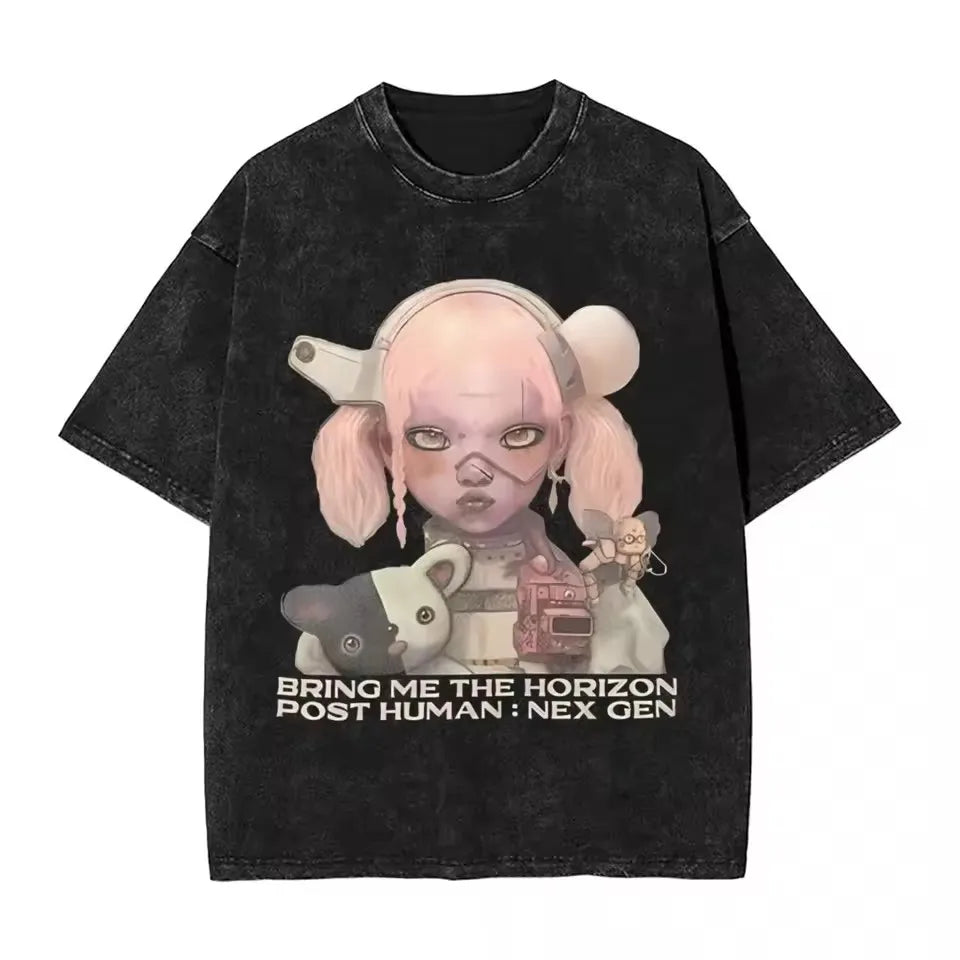 Bring Me The Horizons Rock Music New Arrival Mens Clothes Tee Shirt Homme Graphic T-Shirts Men Tshirt for Men Ropa Hombre 50865