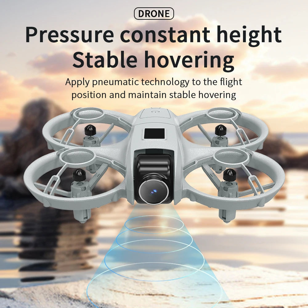 V2 Mini RC Drone 8K Professinal Wide Electric adjustment 180° HD Camera Foldable Intelligent Obstacle Avoidance Brushless Drone