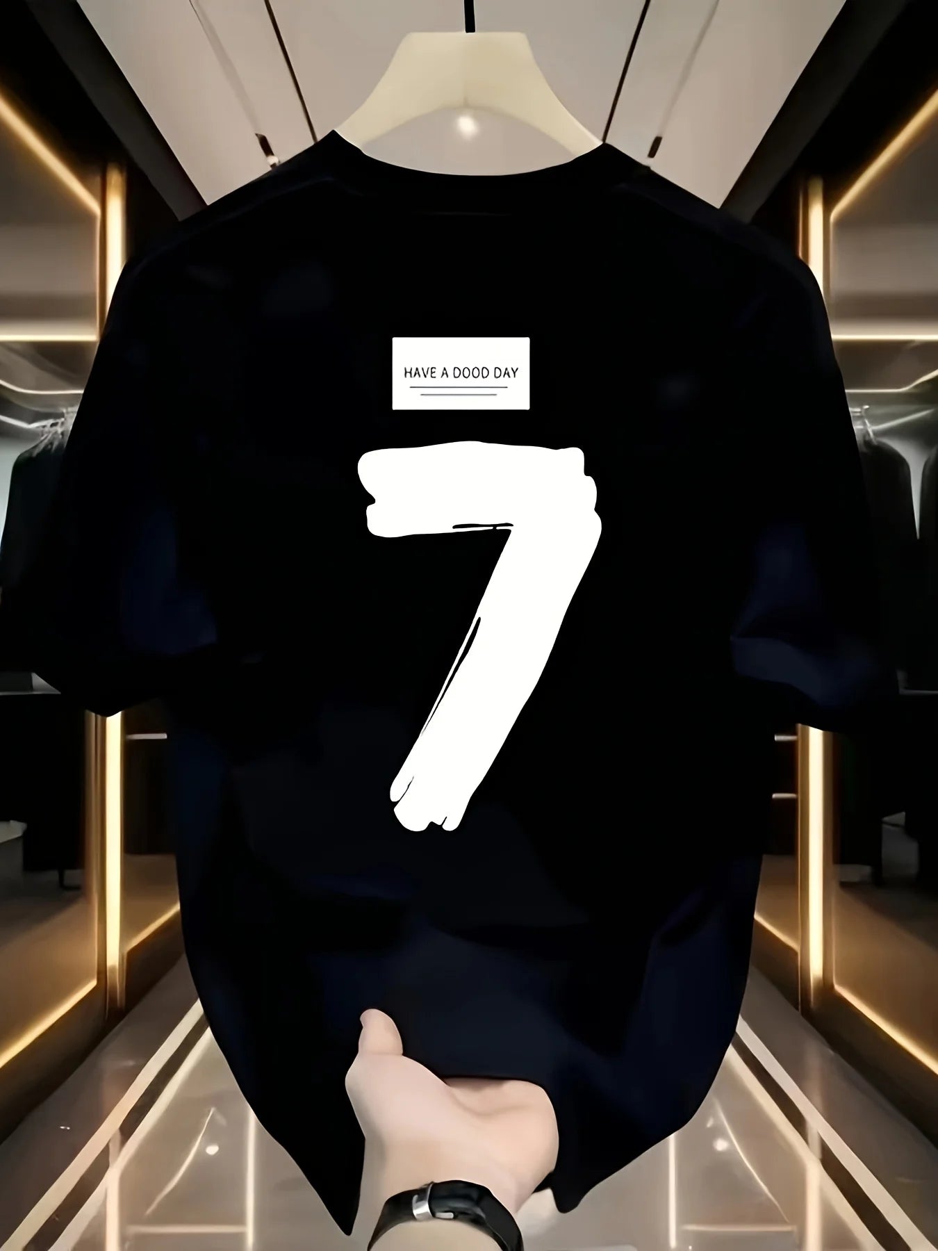 Men's summer 100% pure cotton fashionable casual sports loose fashion pattern printed round neck short sleeved T-shirt top