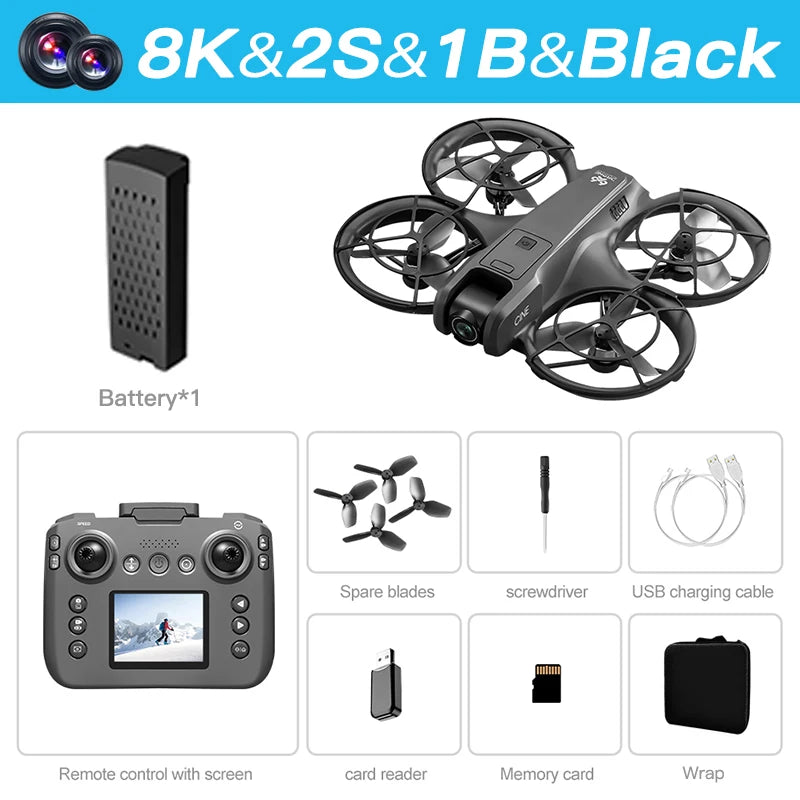NEW V666 Drone For Xiaomi 8K Professional WIFI 5G Dron Obstacle Avoidance Brushless Altitude Headless Mode RC Quadcopter  toys