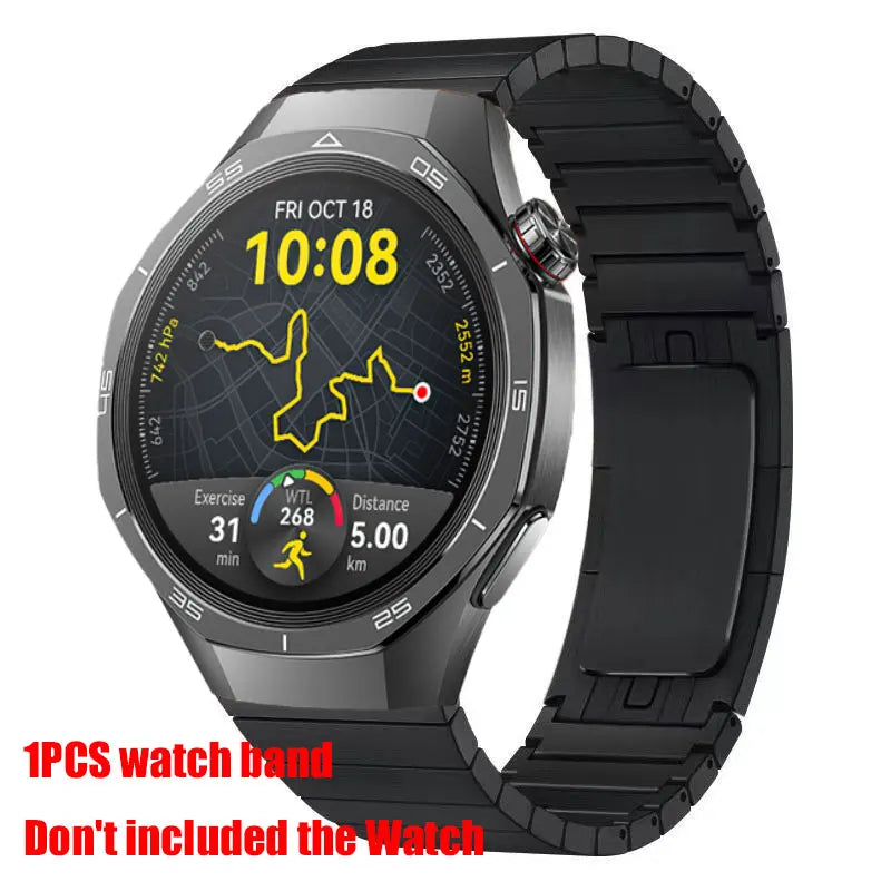 For Huawei Watch GT5 pro 46mm Stainless Steel Band Business Wristband Correa For Huawei Watch GT5 46mm Metal Bracelet Strap