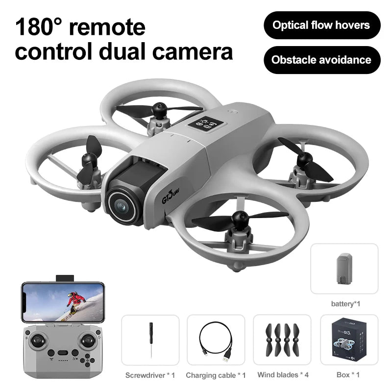 2025New GT3 MAX Drone 8K HD 4.3" Remote Control Headless Mode Helicopter 360° Flip Quadcopter Toys Mini Drone Fors Kid Toy Gifts