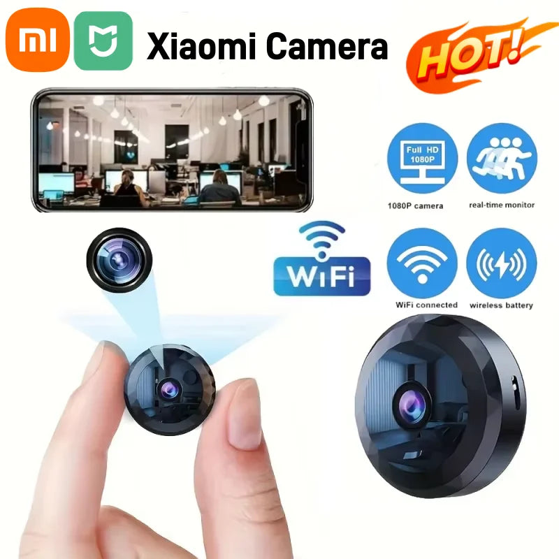 Xiaomi A11 Wireless Camera Mini Wifi Monitoring 1080p HD Video Security Camera Rechargeable Battery Motion Detection Camera