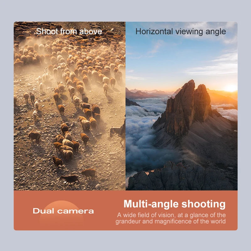 2025 D5 Drone 8K Dual Camera HD Remote Control Quadcopter With Obstacle Avoidance For Aerial Photography RC Drone Gift For Girls