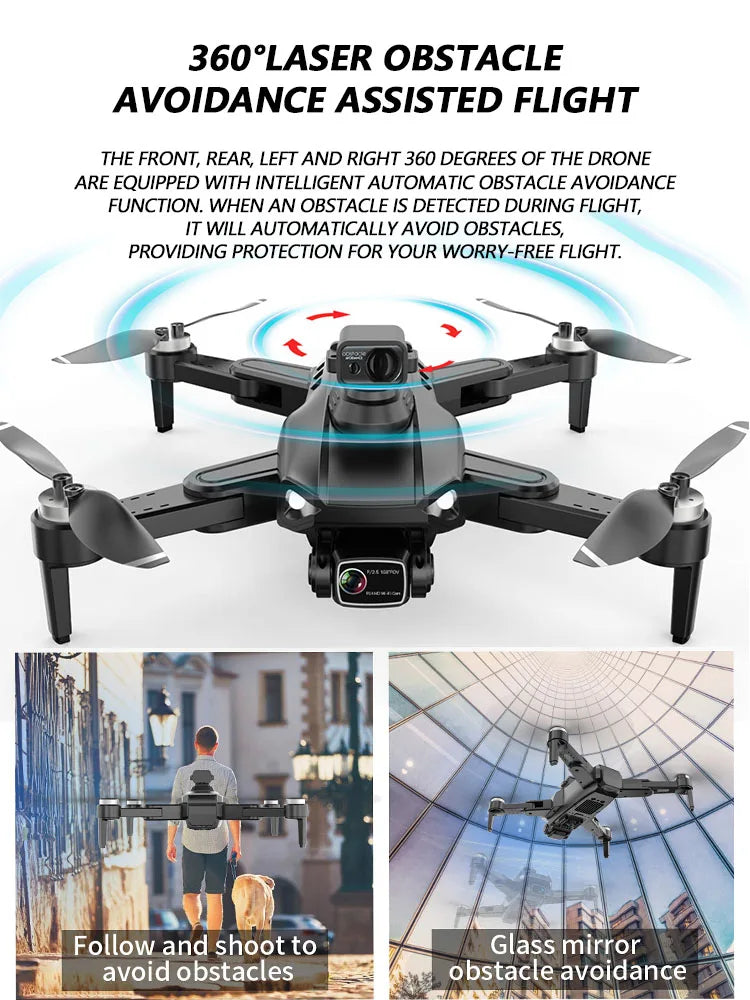 L900 Pro SE GPS Drone Profesional 4K HD 5G WIFI FPV Camera Quadcopter With Brushless Motor RC Mini Drones Children Toys Gift