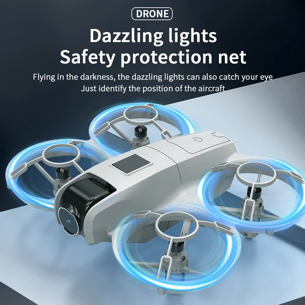 V2 Mini RC Drone 8K Professinal Wide Electric adjustment 180° HD Camera Foldable Intelligent Obstacle Avoidance Brushless Drone