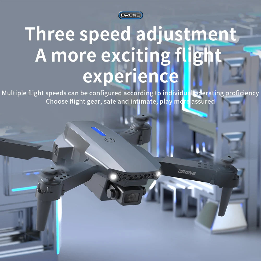 E88/E58  4K High-definition Drone Aerial Photography RC Aircraft Intelligent Fixed Height Four Axis Aircraft Children's Boy Toys