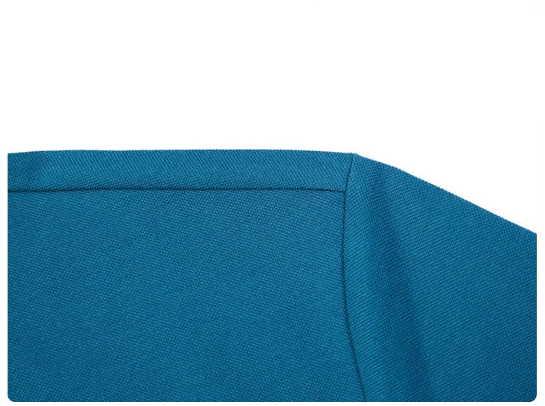 Luxury brand short sleeve polo shirt men's summer new silk cotton breathable fashion top casual business plaid lapel T-shirt