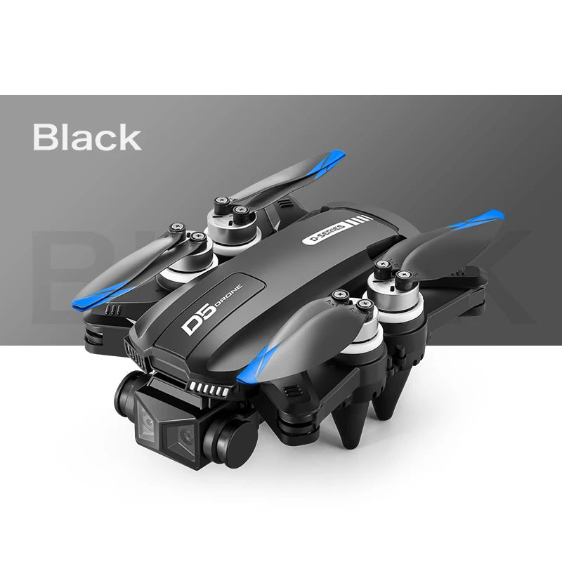 2025 D5 Drone 8K Dual Camera HD Remote Control Quadcopter With Obstacle Avoidance For Aerial Photography RC Drone Gift For Girls