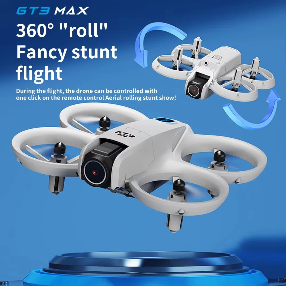 2025New GT3 MAX Drone 8K HD 4.3" Remote Control Headless Mode Helicopter 360° Flip Quadcopter Toys Mini Drone Fors Kid Toy Gifts