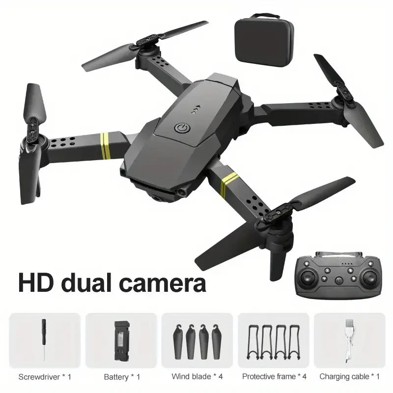 E88/E58  4K High-definition Drone Aerial Photography RC Aircraft Intelligent Fixed Height Four Axis Aircraft Children's Boy Toys