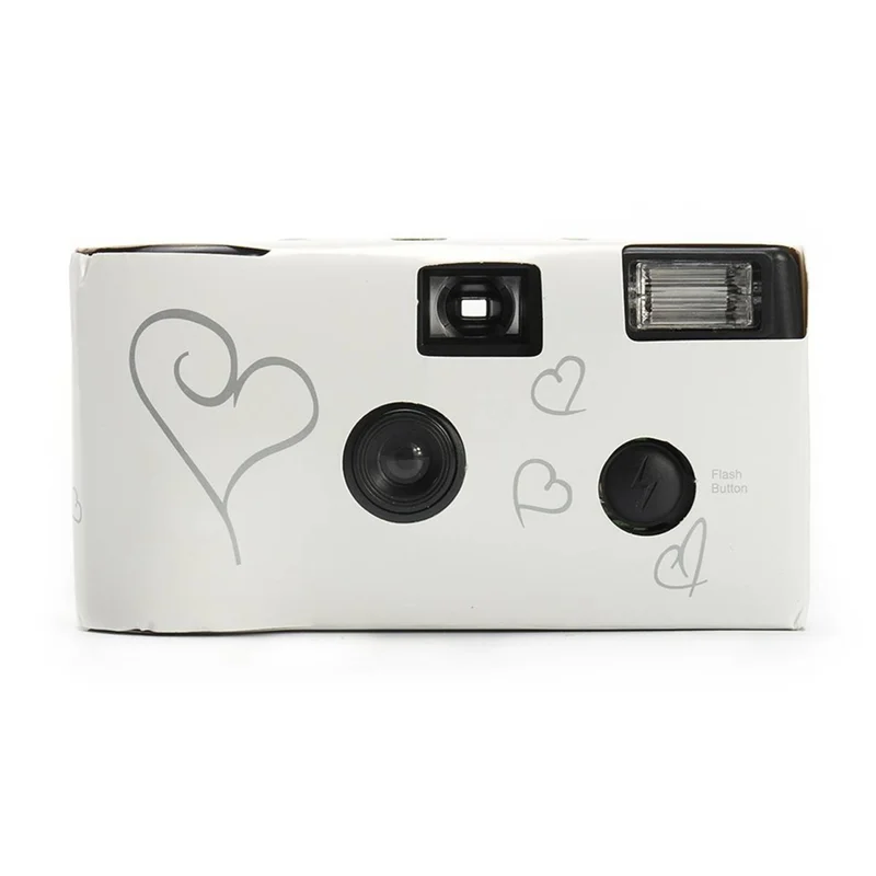 【BRAND NEW】Manual Foil Optical Camera 1CS Retro 27 Photos 35Mm Disposable Film Children's Childrenands Gift Single Use Camera Fi