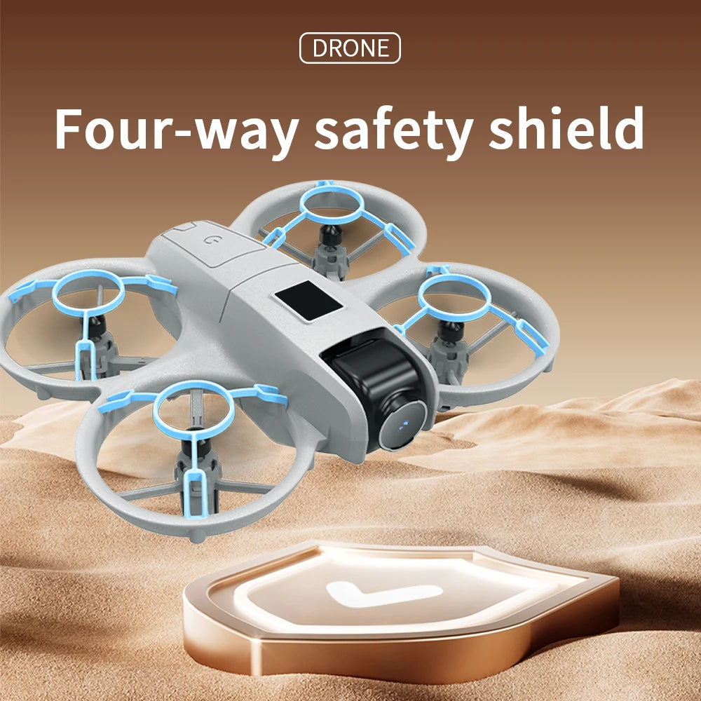 V2 Mini RC Drone 8K Professinal Wide Electric adjustment 180° HD Camera Foldable Intelligent Obstacle Avoidance Brushless Drone