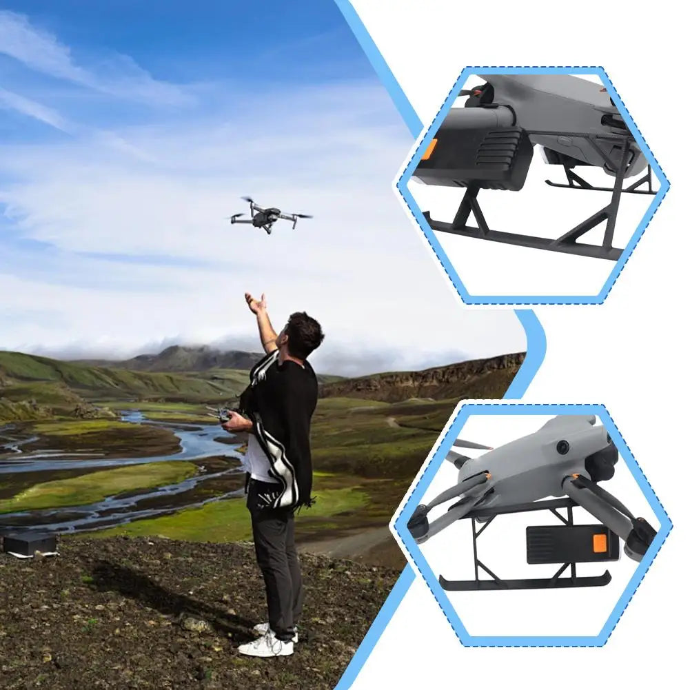 ﻿Landing Gear For DJI Mini 5 Pro Height Increasing Tripod Dual Light Searchlight Night Flight Lighting Drone Accessories