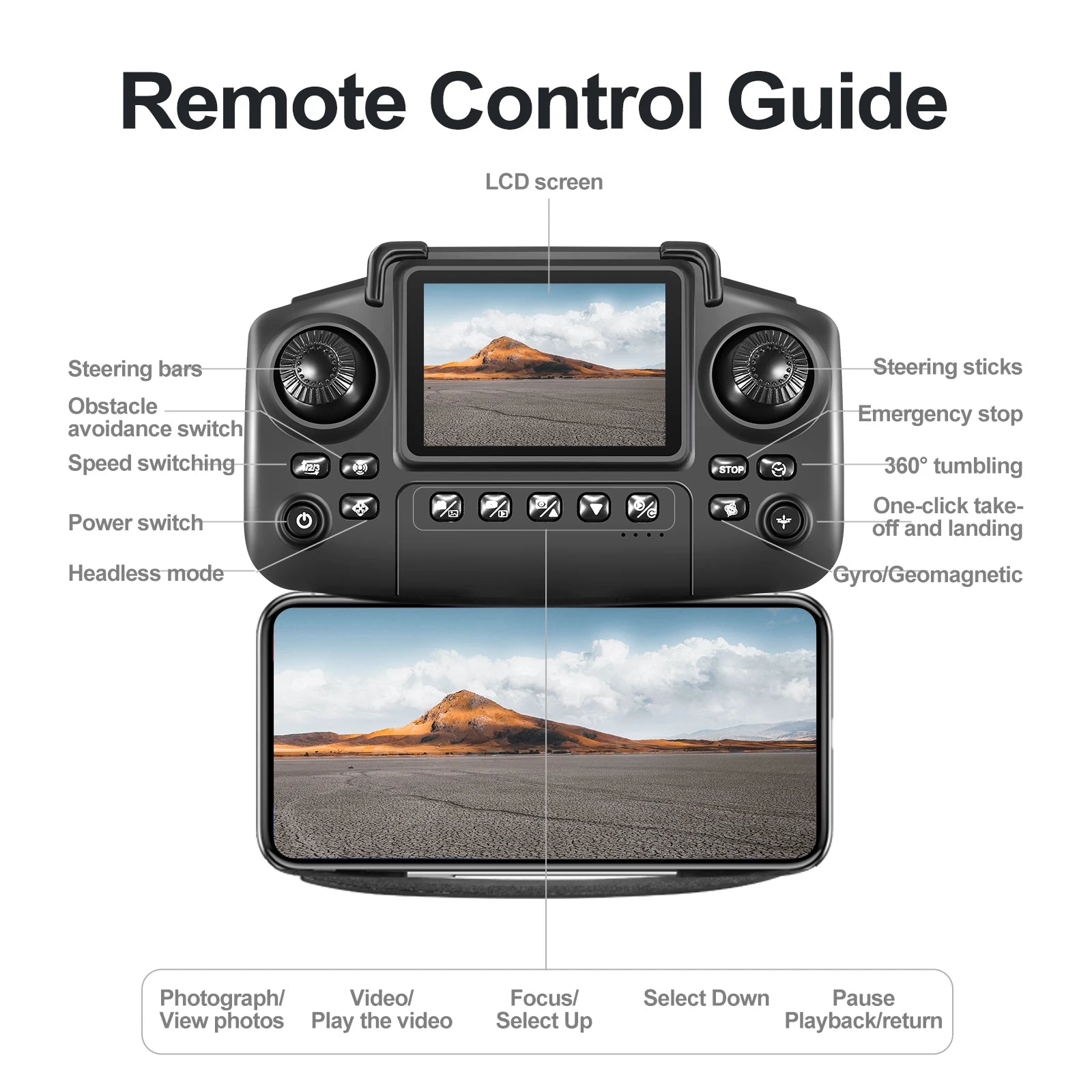 E88 Air Screen Control Drone Professional Wide RC Dron HD 4K Camera Foldable Helicopter Aircraft Quadcopter Drone Kid Gift Toys