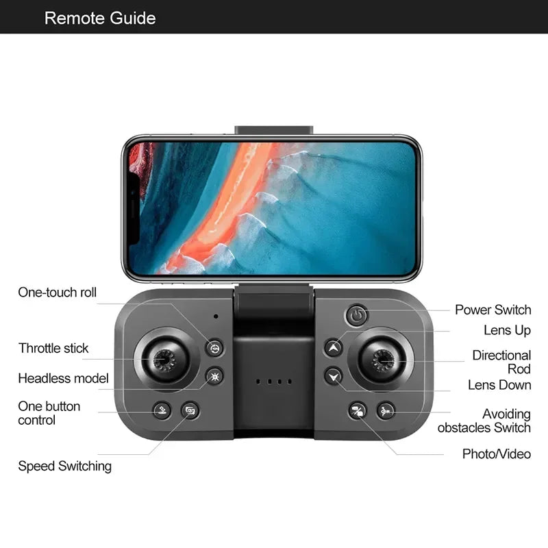 Lenovo S2S Drone 8K 5G GPS HD Aerial Photography Dual-Camera Omnidirectional Obstacle Brushless Avoidance Quadcopter Toys