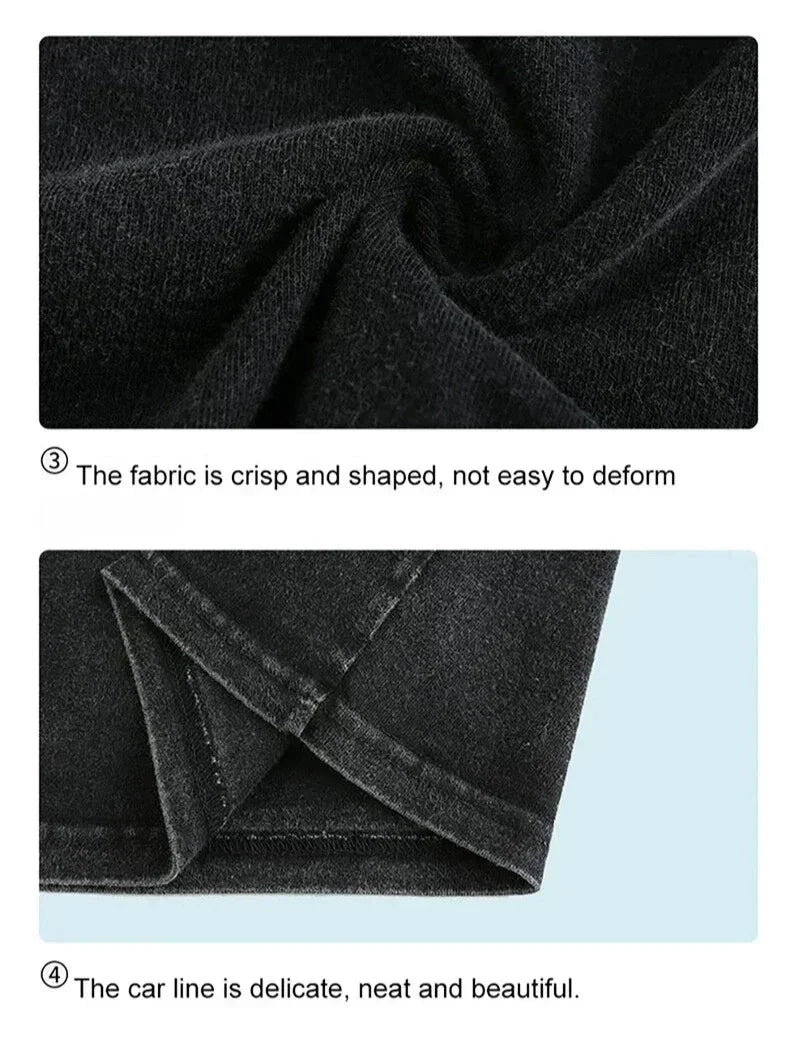 Washed T Shirts Lady Gaga Mayhem Hip Hop Retro Vintage High Street Streetwear Short Sleeve Print Tees Men's Women Tops Harajuku