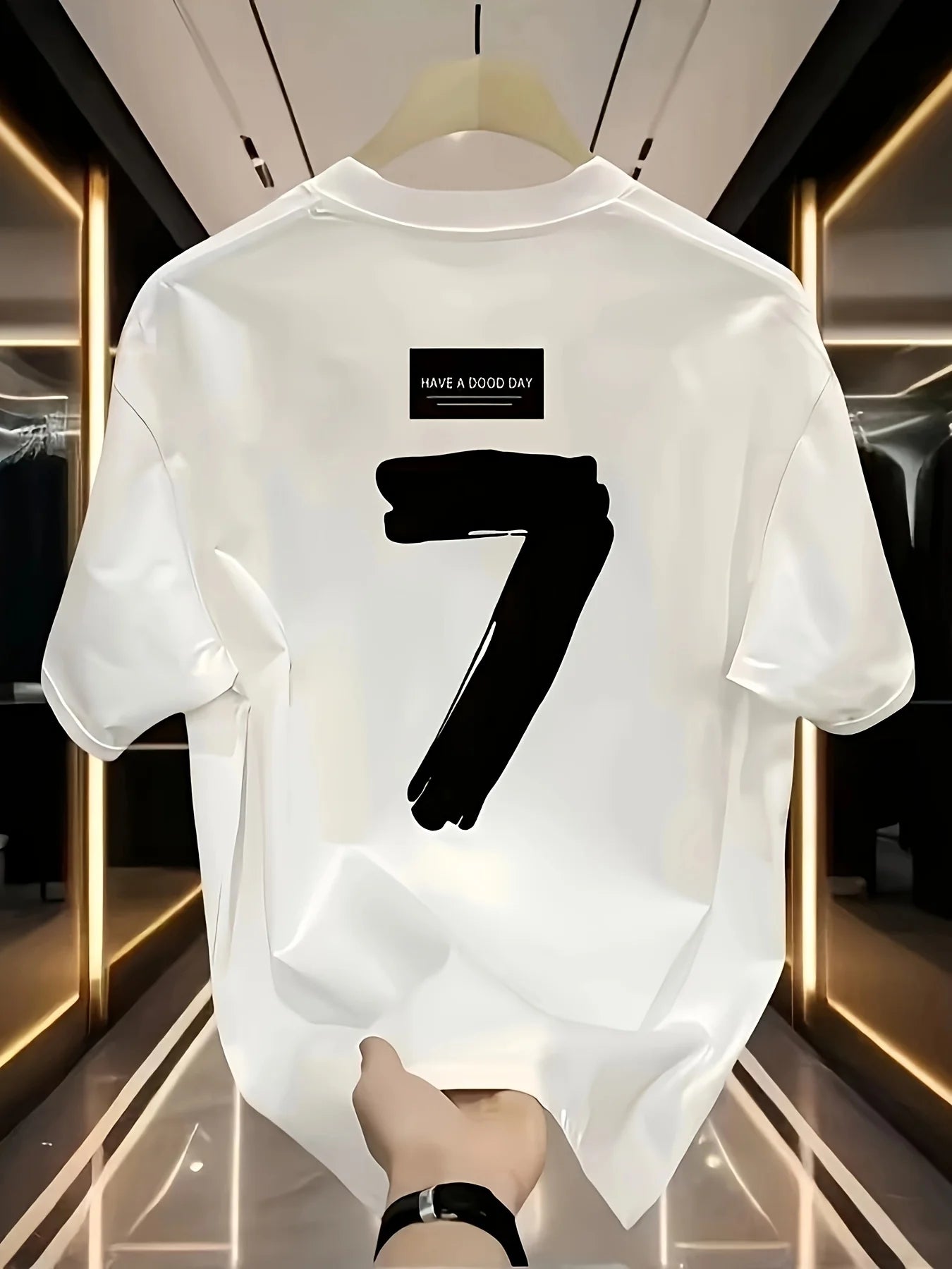 Men's summer 100% pure cotton fashionable casual sports loose fashion pattern printed round neck short sleeved T-shirt top