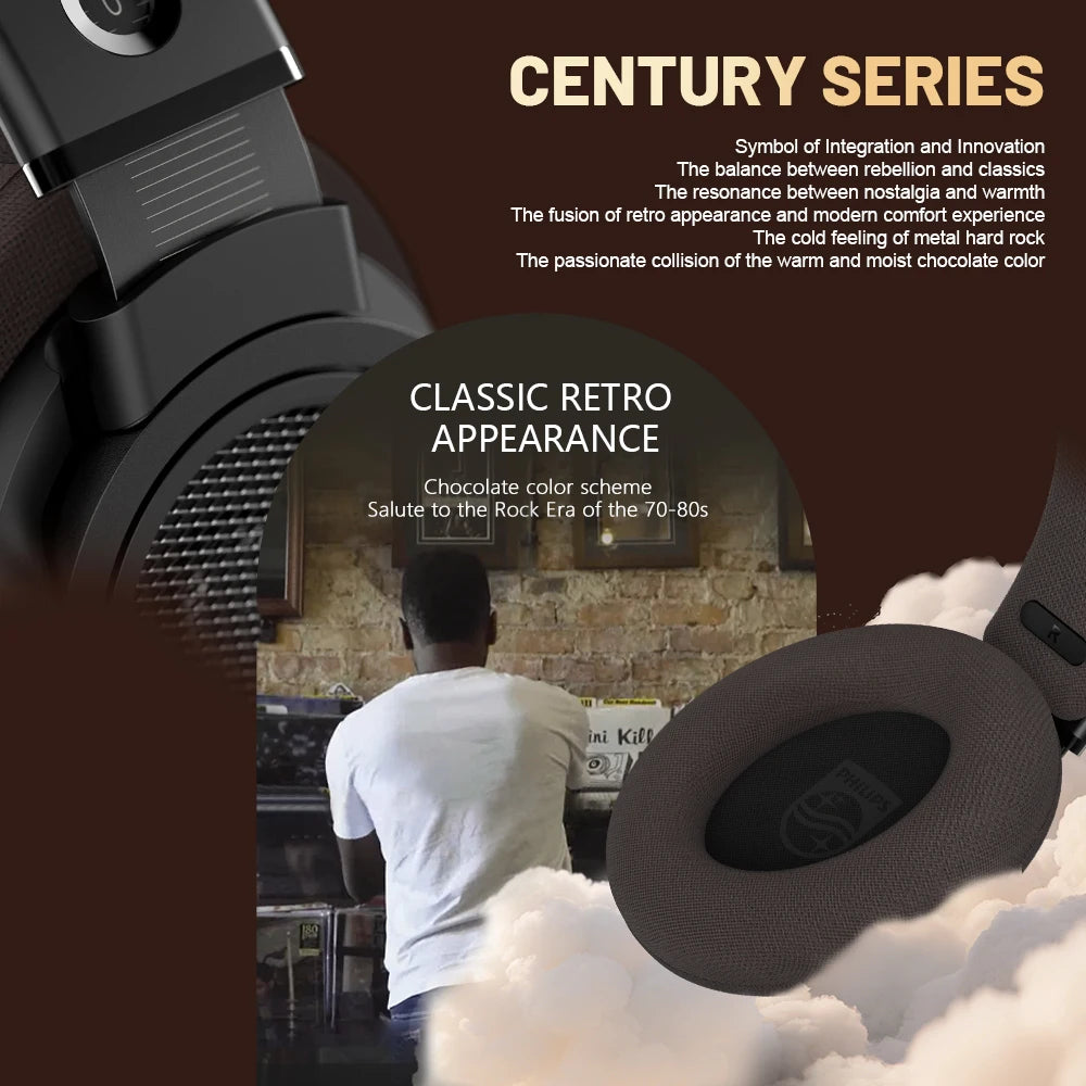 Philips SHP9500CY HiFi Open-Back Headphones Ultra-Comfortable Over-Ear Design  Crisp Clear Sound Lightweight & Durable Build