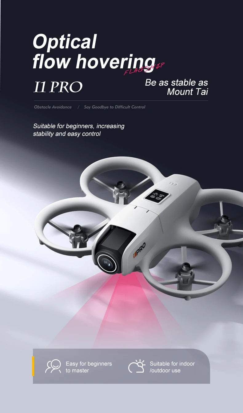 NEW Original I1 PRO Drone 4K Professional HD Aerial Photography Remote Control Aircraft HD Dual Camera  Quadcopter Toys