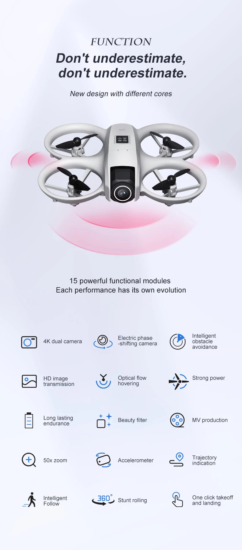 NEW Original I1 PRO Drone 4K Professional HD Aerial Photography Remote Control Aircraft HD Dual Camera  Quadcopter Toys