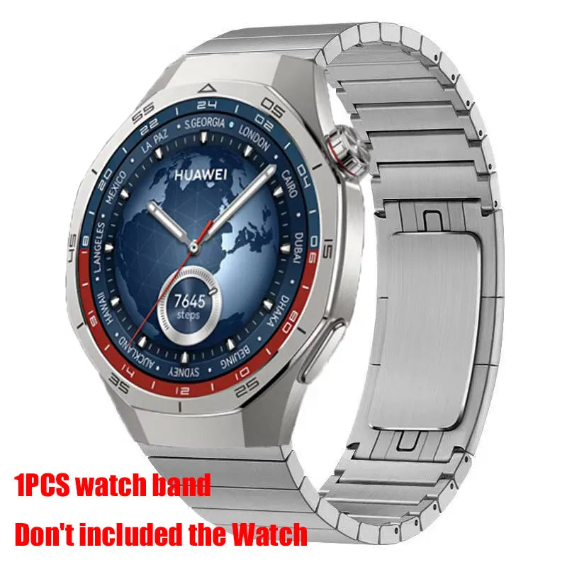 For Huawei Watch GT5 pro 46mm Stainless Steel Band Business Wristband Correa For Huawei Watch GT5 46mm Metal Bracelet Strap