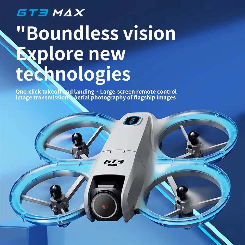 2025New GT3 MAX Drone 8K HD 4.3" Remote Control Headless Mode Helicopter 360° Flip Quadcopter Toys Mini Drone Fors Kid Toy Gifts