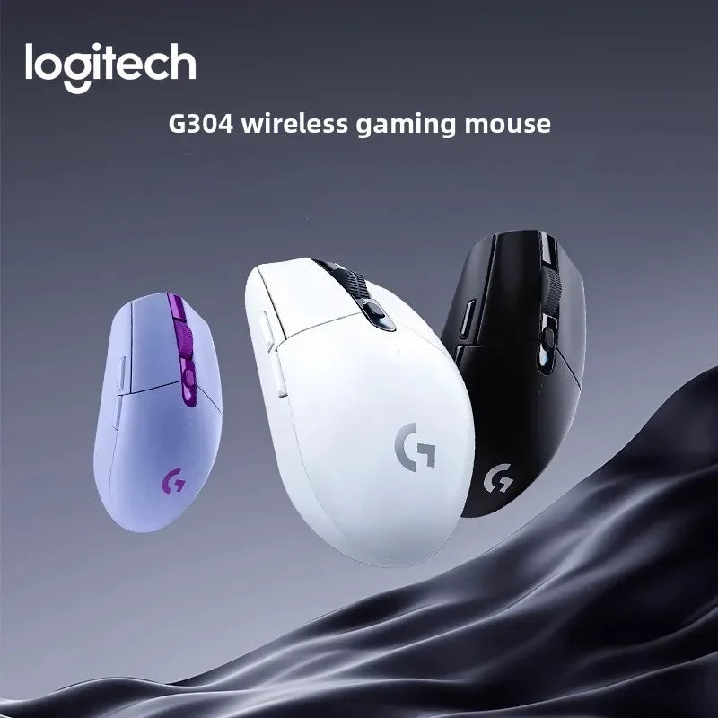 Original Logitech G304 Ligthspeed Wireless Gaming Mouse, Hero 12K Sensor, 12000DPI, 6 Programmable Buttons, Compatible PC MacOS