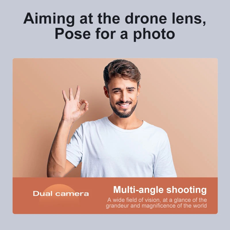 2025 D5 Drone 8K Dual Camera HD Remote Control Quadcopter With Obstacle Avoidance For Aerial Photography RC Drone Gift For Girls