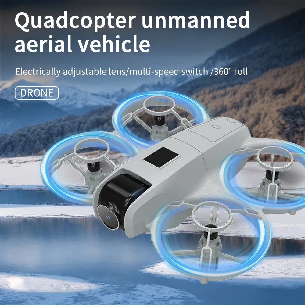 V2 Mini RC Drone 8K Professinal Wide Electric adjustment 180° HD Camera Foldable Intelligent Obstacle Avoidance Brushless Drone