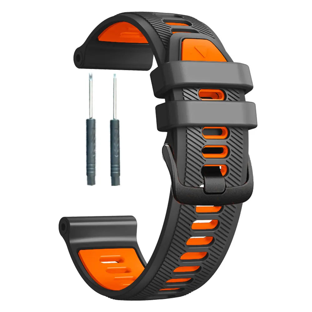 22mm Watchband For Garmin Forerunner 965 Watch Strap Silicone Bracelet Forerunner 945 935 745 Wristbands Replacement Correa Belt