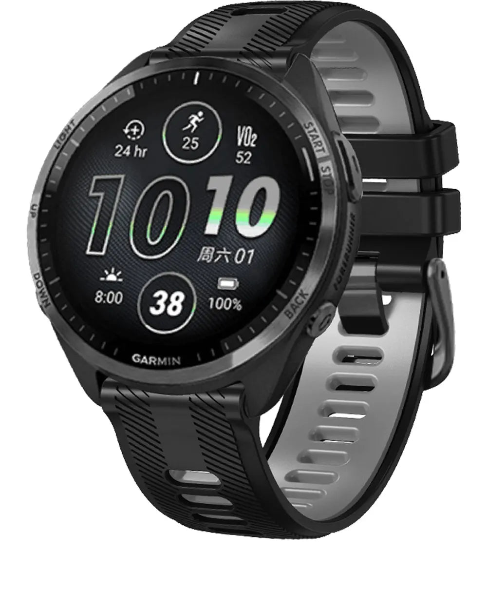 22mm Watchband For Garmin Forerunner 965 Watch Strap Silicone Bracelet Forerunner 945 935 745 Wristbands Replacement Correa Belt