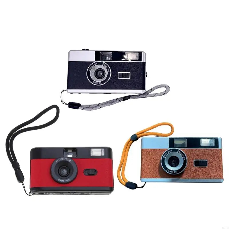 87HD 35mm Film Camera Retro Camera, Reusable, Built in Easy to Use for Photography Enthusiasts