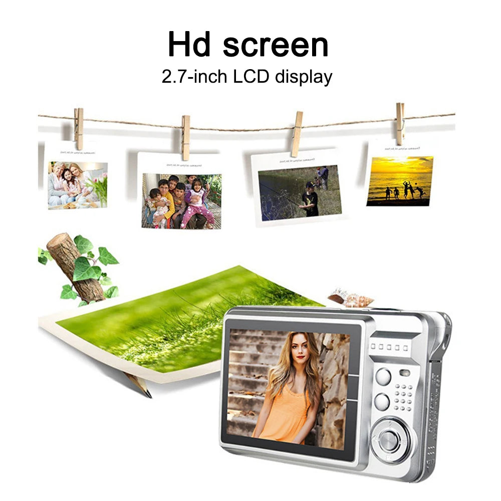 HD Digital Cameras With LCD Screen Child Cameras Outdoor Anti-Shake Instant Photo Camera Rechargeable Photography Camcorder