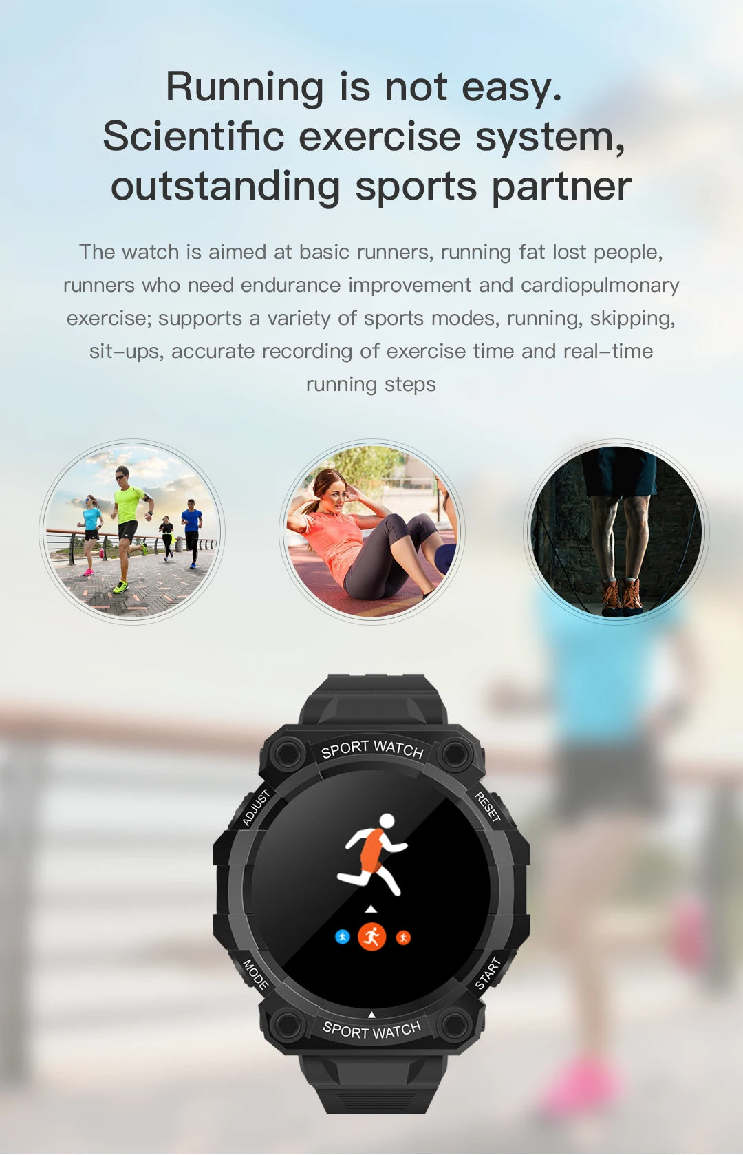 New Smart watch Men Women Heart Rate Blood Pressure Monitoring Bluetooth Smartwatch Fitness Tracker Watch Sport For Android Ios