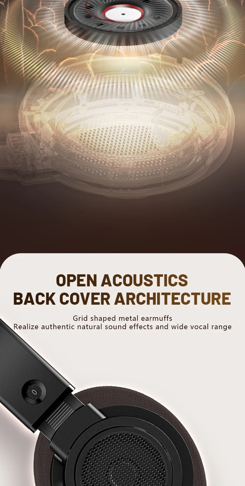 Philips SHP9500CY HiFi Open-Back Headphones Ultra-Comfortable Over-Ear Design  Crisp Clear Sound Lightweight & Durable Build