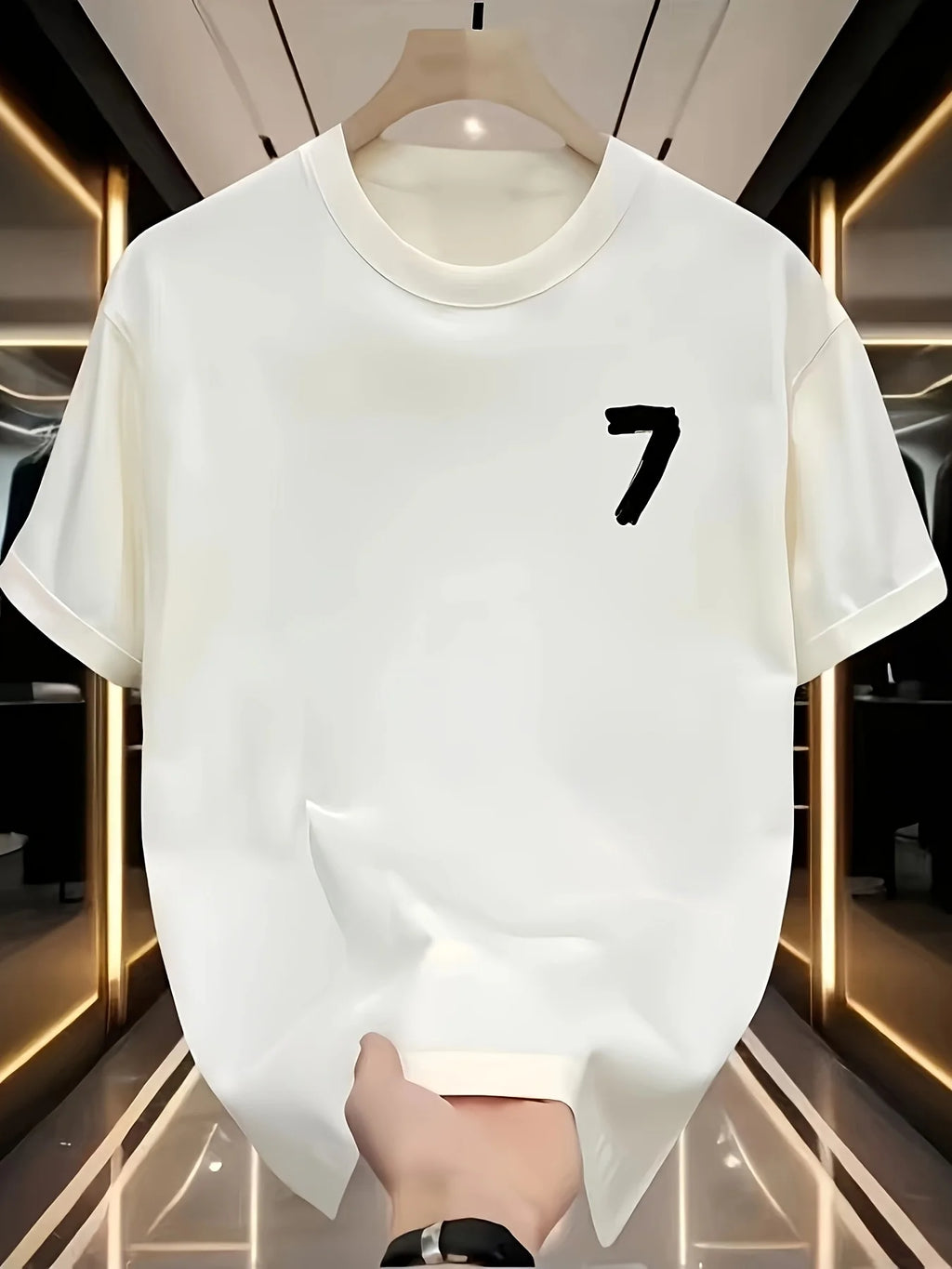 Men's summer 100% pure cotton fashionable casual sports loose fashion pattern printed round neck short sleeved T-shirt top